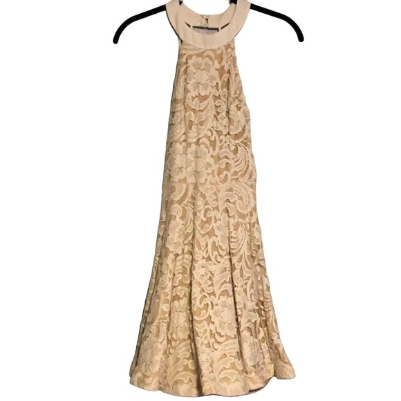 B. Darlin Strappy Back Lace Fit And Flare Cocktail Mini Dress Sz 1/2 - Picture 2 of 8